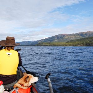 The Klondiker - Big Salmon River - in the canoe
